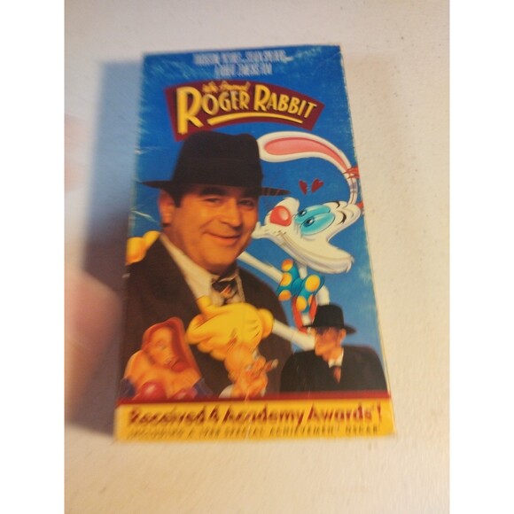 Vintage WHO FRAMED ROGER RABBIT VHS - Spielberg HOSKINS Christopher Lloyd - Picture 2 of 7